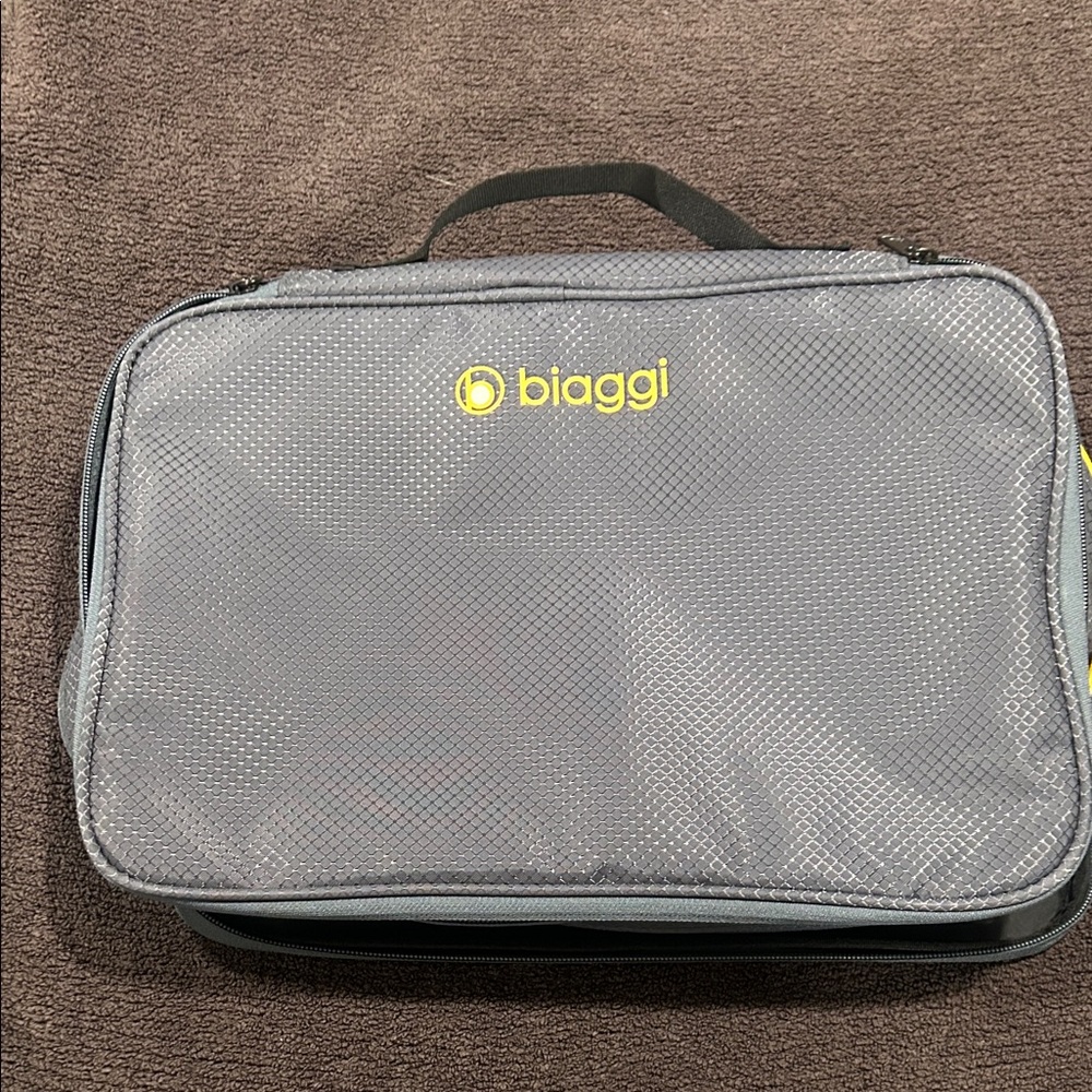 Biaggi Gray Travel Bag Packing Cube Carryon
